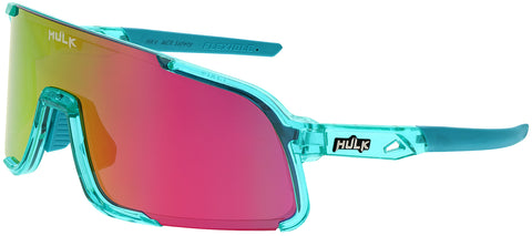 MCR Hulk® 4 Safety Glasses - Pink Diamond Mirror Polarized Lens - Coral Glow Frame - MAX3 Hard Coating - Part# HK45PZP