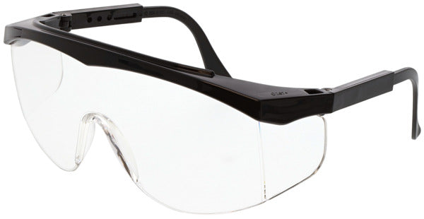 MCR SS1 Series Safety Glasses - Clear Lens - Uncoated - Box of 12 - Part# SS010