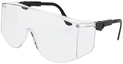 MCR TC1 Series Safety Glasses - Clear XL Lens - Box of 12 - Part# TC110XL