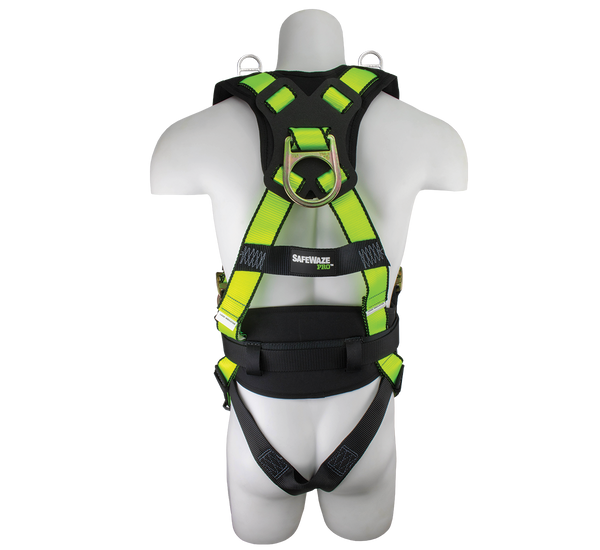 Pro Construction Harness with Shoulder Retrieval D-rings