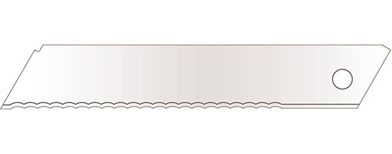 MARTOR STYROPOR BLADE WITH SERRATED EDGE