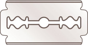 MARTOR INDUSTRIAL BLADE, STAINLESS, GILLETTE SLOTTED