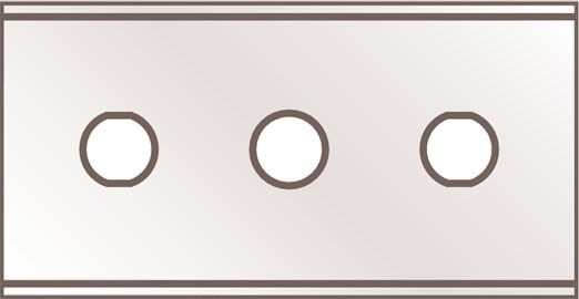 MARTOR INDUSTRIAL BLADE, STAINLESS (SQUARE ENDS)