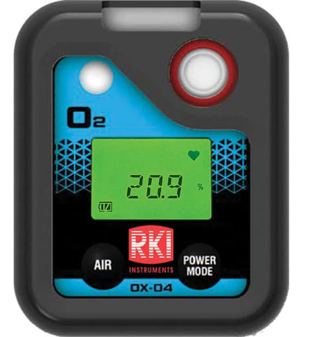 RKI OX-04 SIngle Gas O2 Monitor
