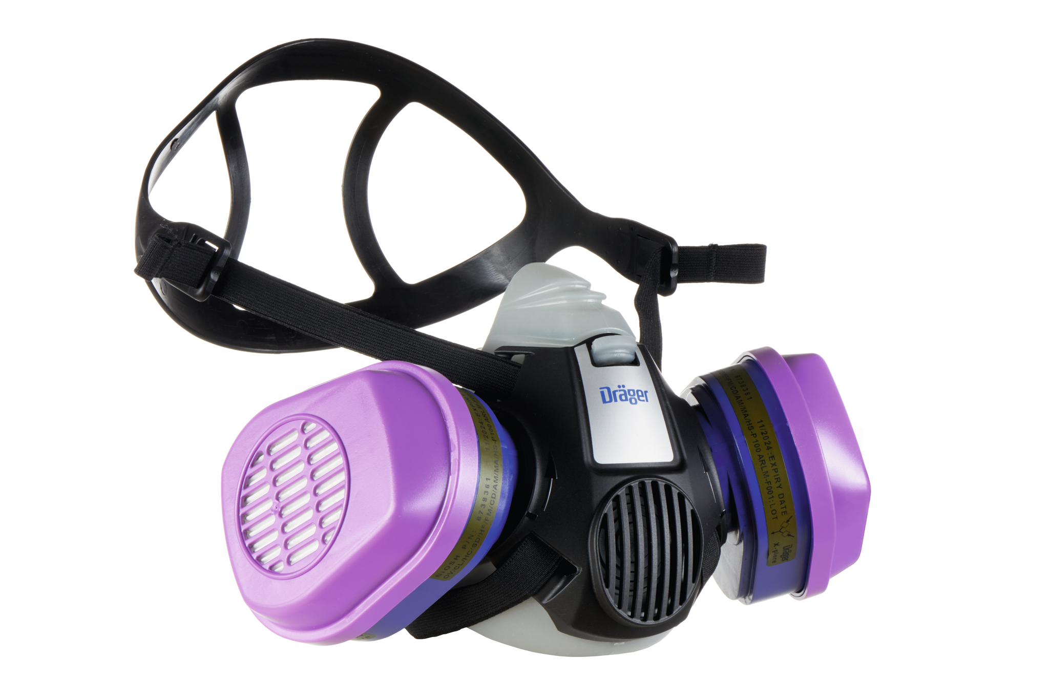 Dräger X-plore 3500 Half-Face Respirator Mask, NIOSH Approved
